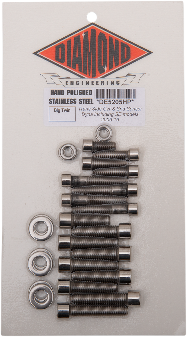 DIAMOND ENGINEERING Kit de pernos - Transmisión/Cubierta lateral DE5205HP 