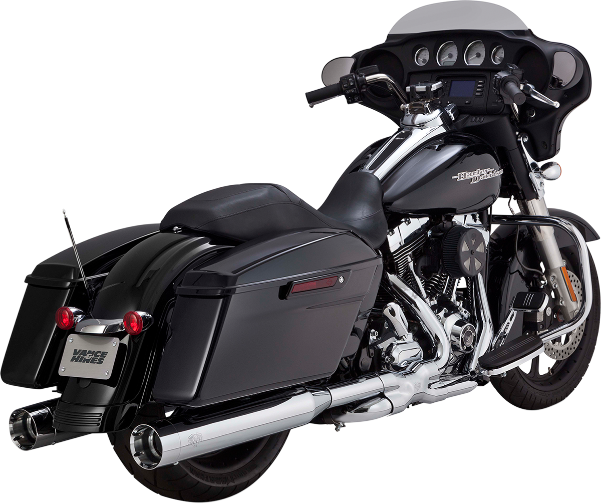 VANCE & HINES 4.5" Mufflers - Chrome - Titan 16549