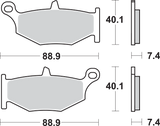 SBS LS Brake Pads - Suzuki - 833LS 833LS