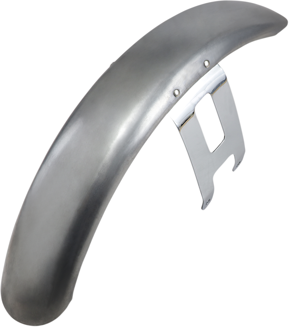 DRAG SPECIALTIES Wide Glide-Style Front Fender with Chrome Mounting Brackets - For 19" or 21" Wheel 090057-PB-LB2