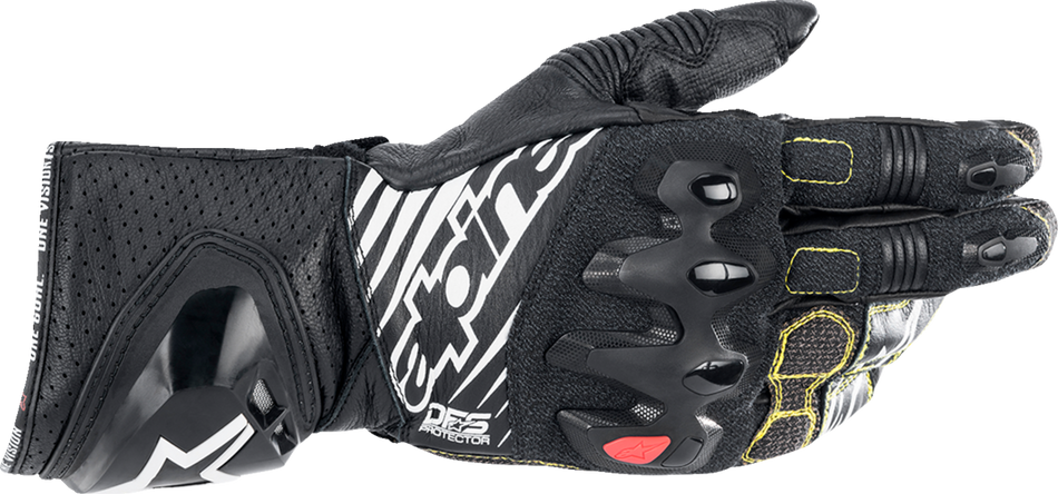 ALPINESTARS GP Tech V2 S Gloves - Black/White - 2XL 3556422-12-2X