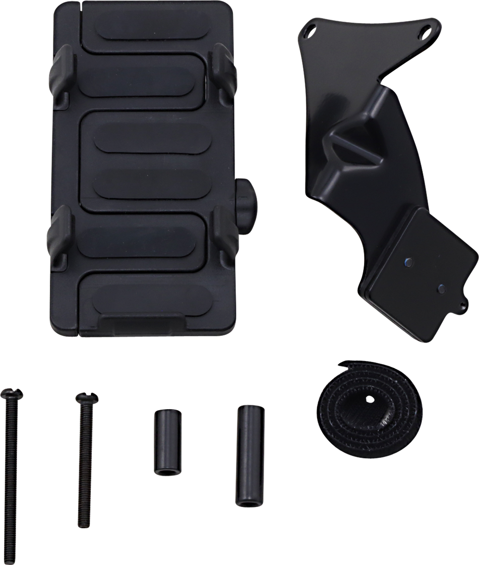 SHOW CHROME Phone/GPS Holder - Handlebar Mount - Honda GL1800 - Black 52-948BK