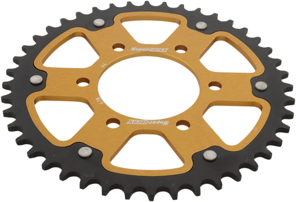 SUPERSPROX Stealth Rear Sprocket - 44 Tooth - Gold - Kawasaki RST-478-44-GLD