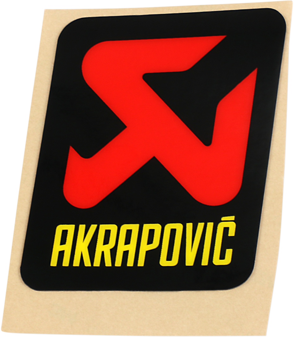 AKRAPOVIC Replacement Sticker P-VST4PO 4320-1938