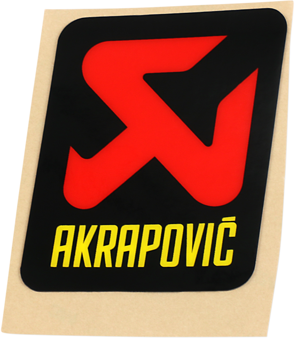 AKRAPOVIC Replacement Sticker P-VST4PO 4320-1938