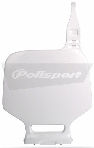 POLISPORT Front Number Plate White 8662300002