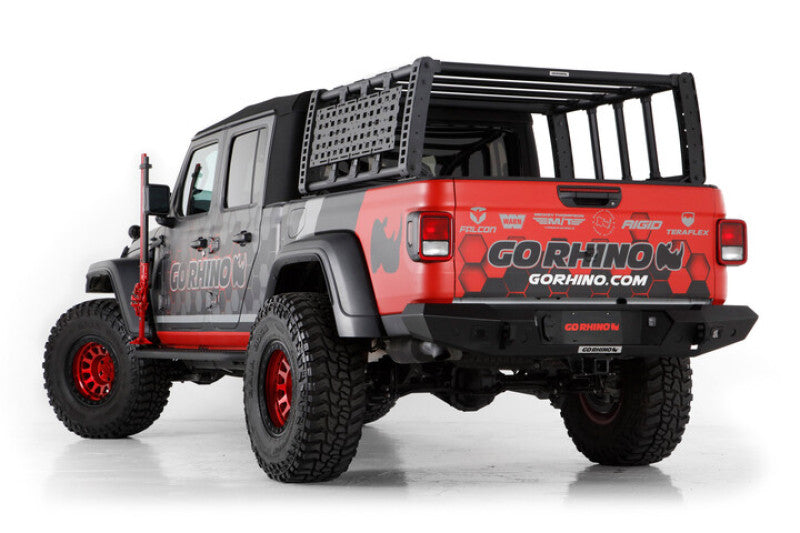 Go Rhino 19-21 Jeep Gladiator XRS Overland Xtreme Rack - Black 5950000T