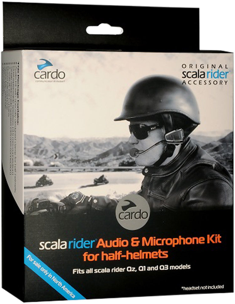 CARDO Q1/Q3/Qz Half Helmet Audio Kit SRAK0024
