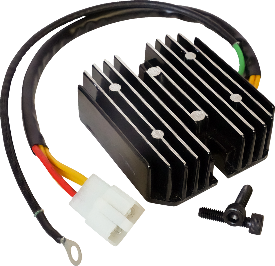 RICK'S MOTORSPORT ELECTRIC Regulador/Rectificador Hot Shot - Compatible con batería de iones de litio - Suzuki 14-233H 