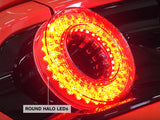 Raxiom 15-22 Ford Mustang Halo LED Tail Lights - Gloss Black Housing (Smoked Lens) 393827