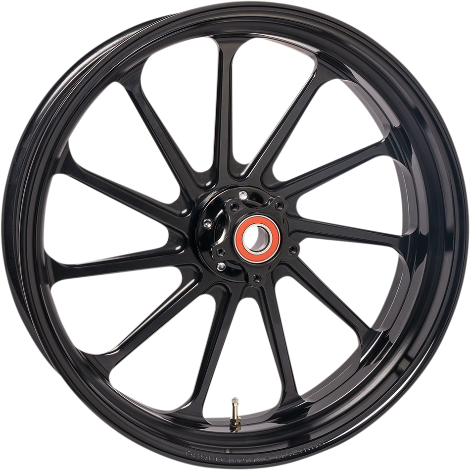 PERFORMANCE MACHINE (PM) Wheel - Assault - Single Disc - Rear - Black Ops - 18"x5.50" - ABS 12697814RASLAPB