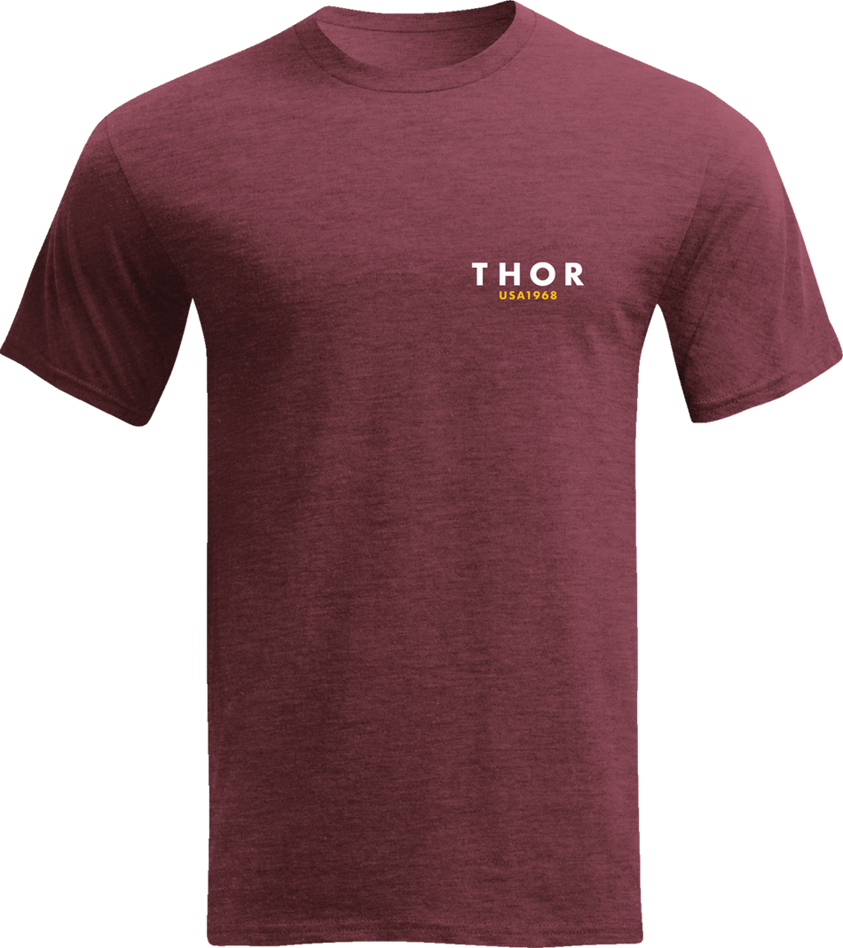 THOR Vortex T-Shirt - Burgundy - Large 3030-22606