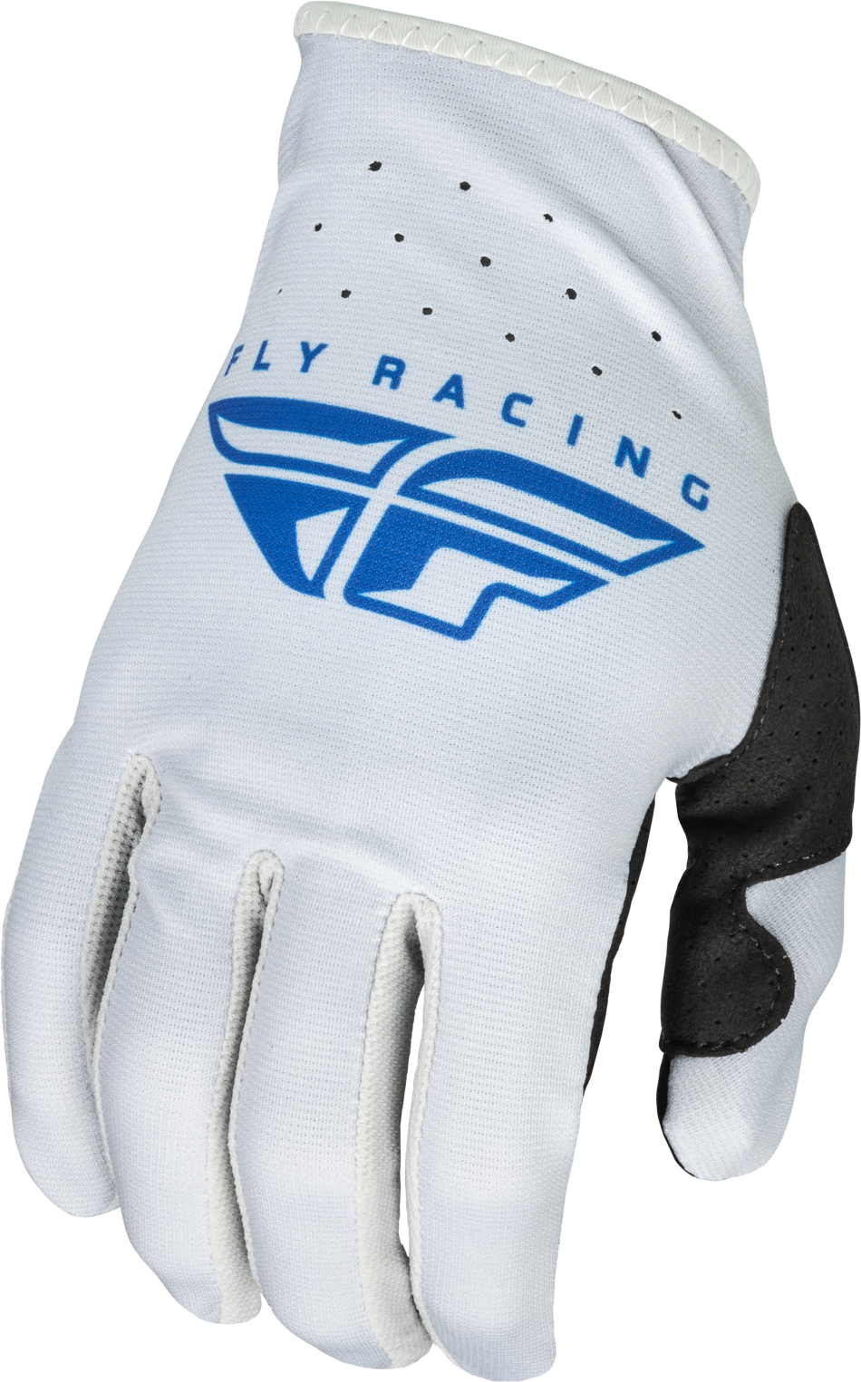 FLY RACING Youth Lite Gloves Grey/Blue Ym 376-716YM