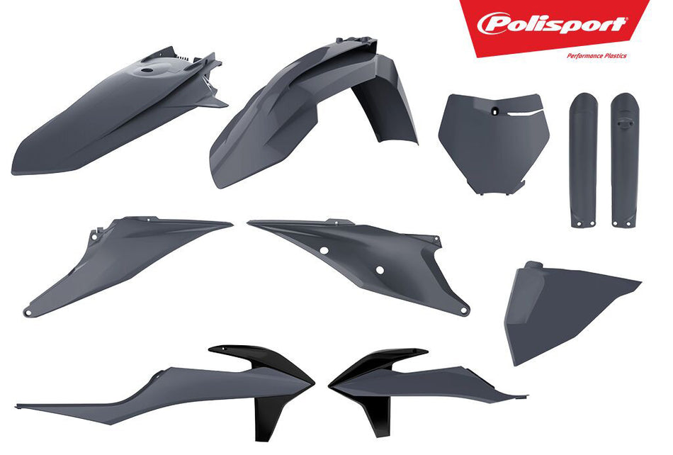 POLISPORT Plastic Body Kit Nardo Grey 90814