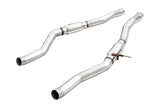 AWE 2020 Toyota Supra A90 Resonated Touring Edition Exhaust - 5in Chrome Silver Tips 3015-32118