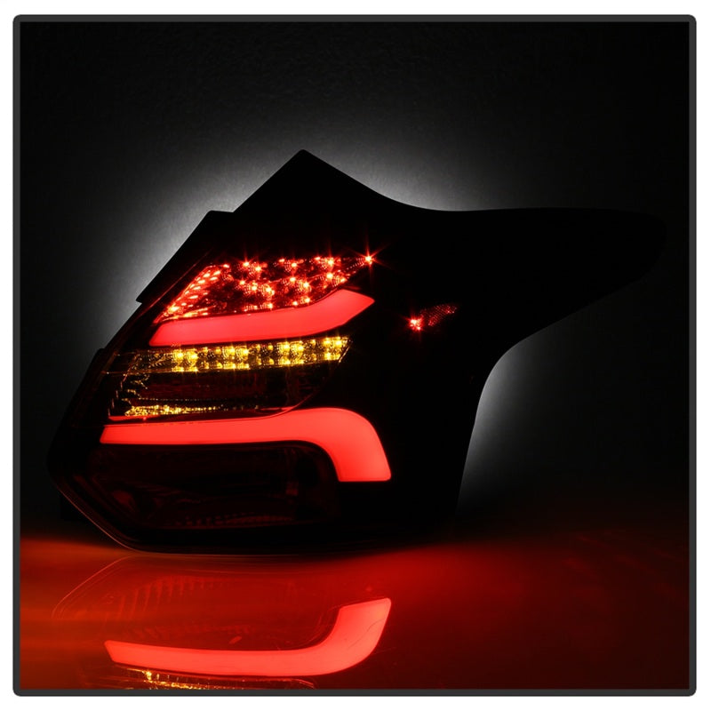 Spyder 12-14 Ford Focus 5DR LED Tail Lights - Black (ALT-YD-FF12-LED-BK) 5085139