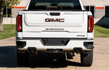 Corsa 19-23GMC Sierra 1500 Cat-Back Dual Rear Exit with Twin 4in Black Powder Coat Pro-Series Tips 21200BPC