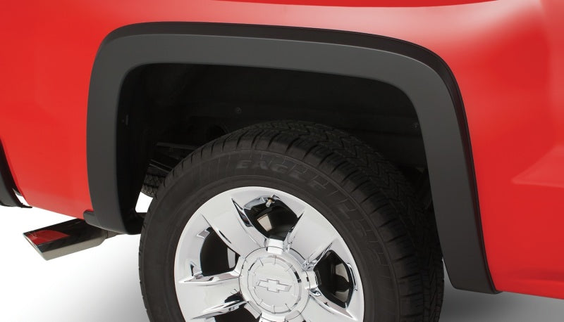 Bushwacker 07-13 Chevy Silverado 1500 Fleetside OE Style Flares 2pc 69.3in Bed - Black 40088-02