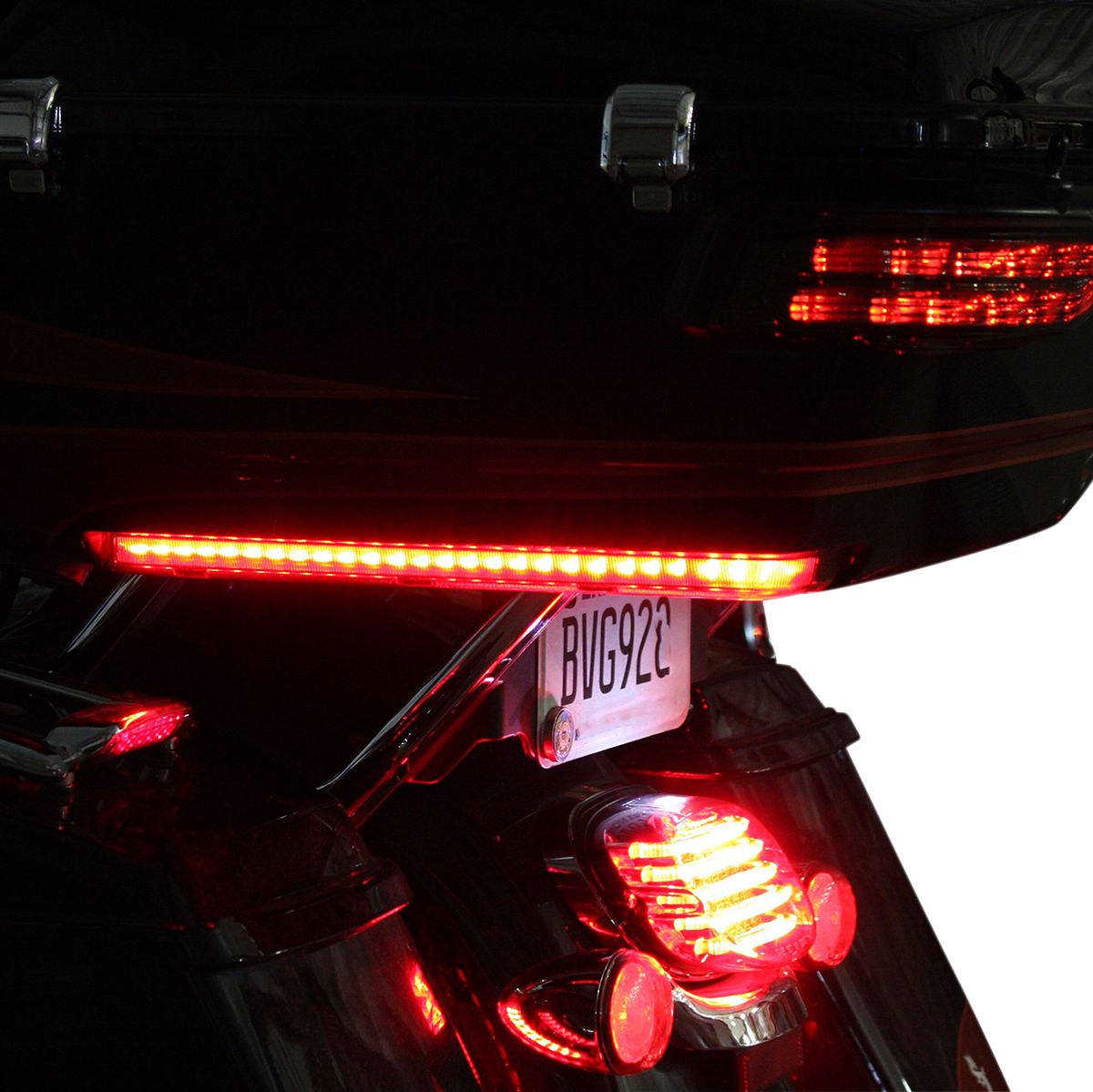 CUSTOM DYNAMICS LED Run/Brake/Turn Tour-Pak® Arms - Red Lens - '06-'13 PB-TP-ARM-TPCR