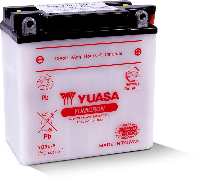 Yuasa YB9L-B Yumicron 12 Volt Battery YUAM229LY