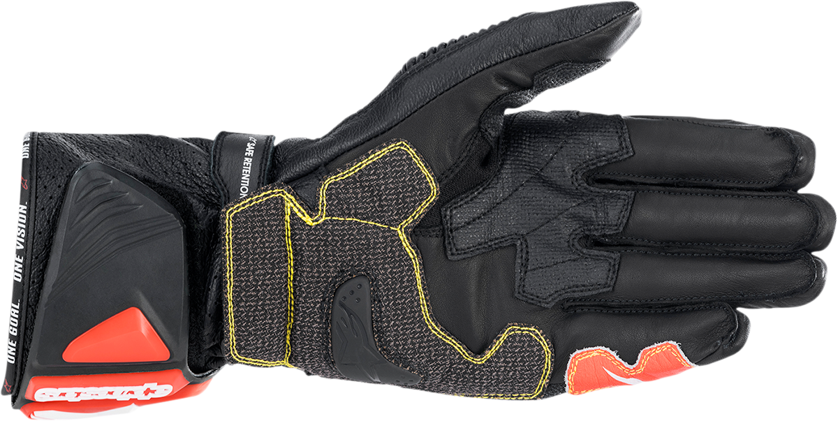 ALPINESTARS GP Tech v2 Gloves - Black/White/Fluo Red - Medium 3556622-1231-M