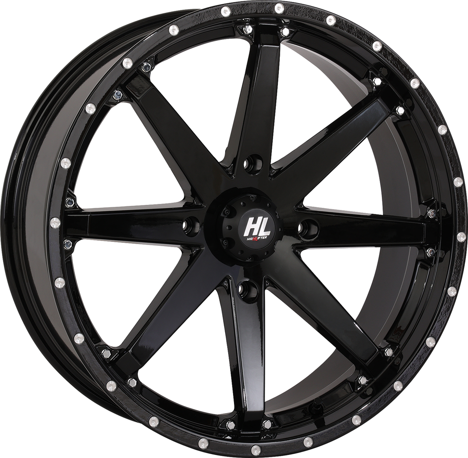 HIGH LIFTER Wheel - HL10 - Front/Rear - Gloss Black - 15x7 - 4/156 - 5+2 (+40 mm) 15HL10-1256