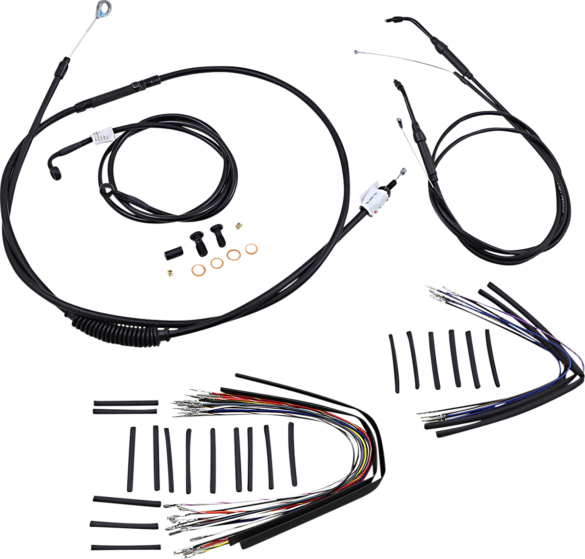 BURLY BRAND Control Kit - 16" Ape Hanger Handlebars B30-1041