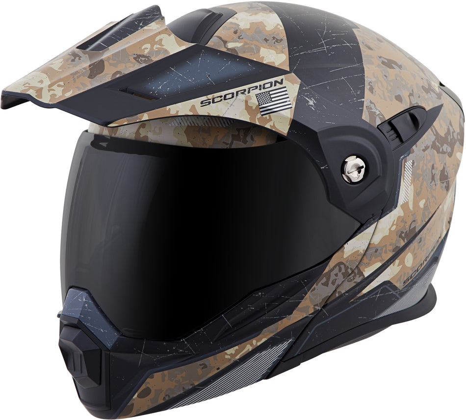 SCORPION EXO Exo-At950 Modular Helmet Battleflage Sand 3x 95-1048