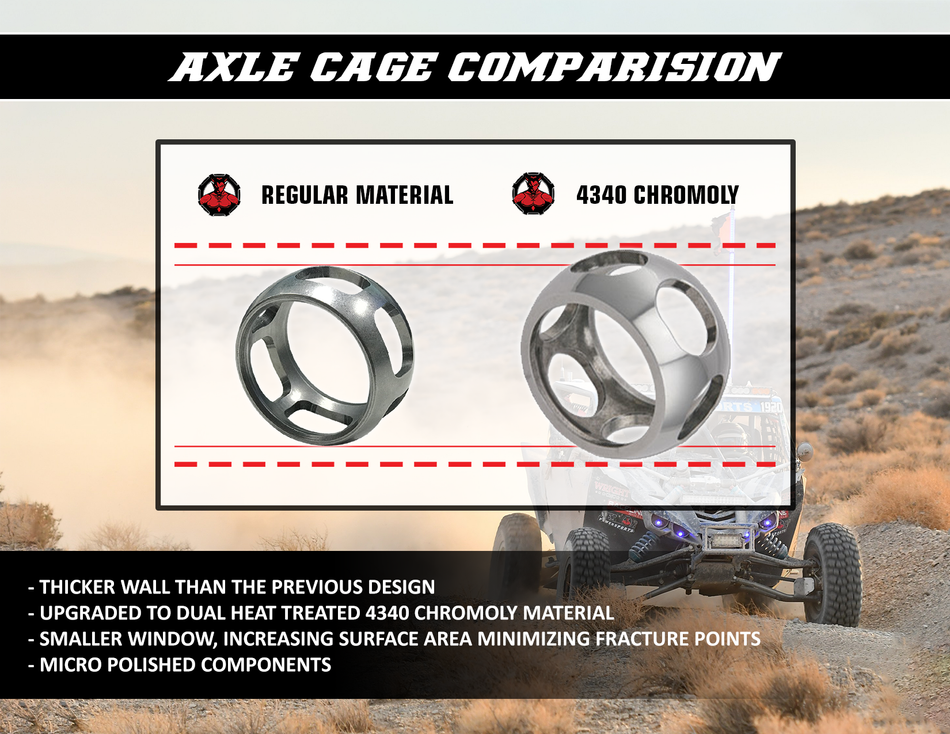DEMON Complete Axle Kit - Heavy Duty - Front Left/Right PAXL-2017HD