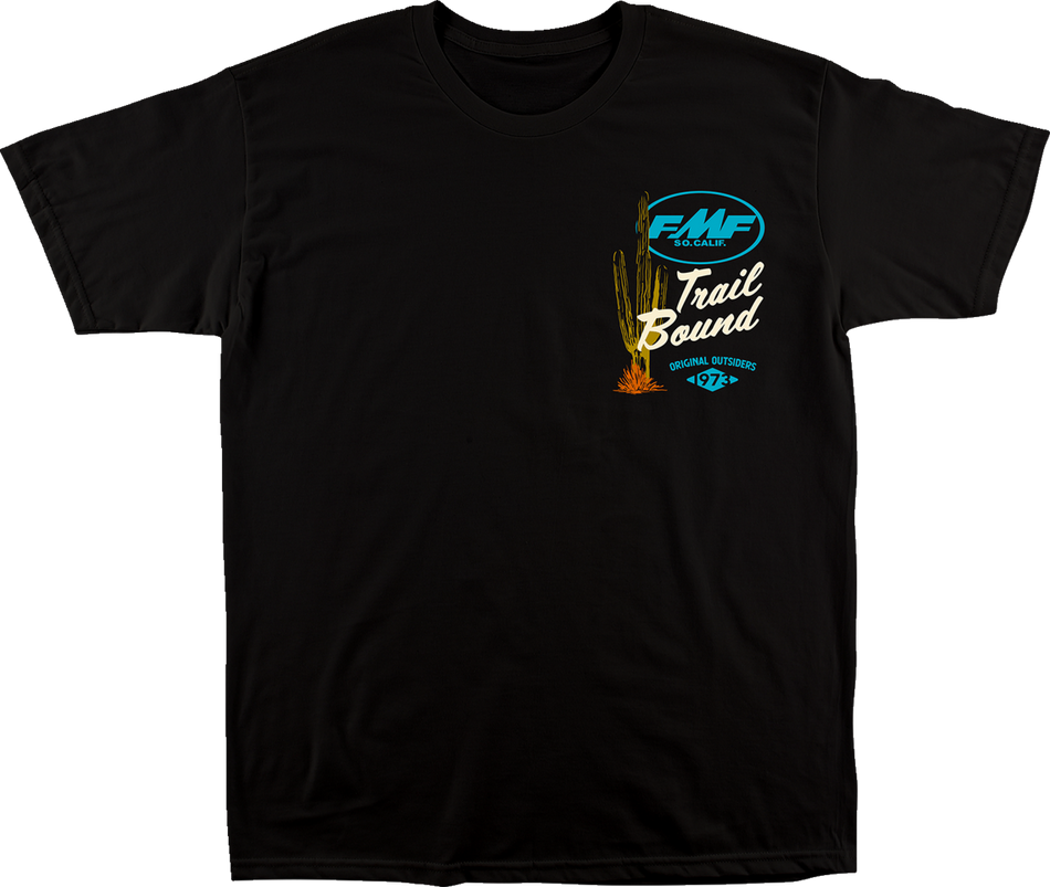 FMF Trailbound T-Shirt - Black - Small FA22118909BLKS 3030-22446