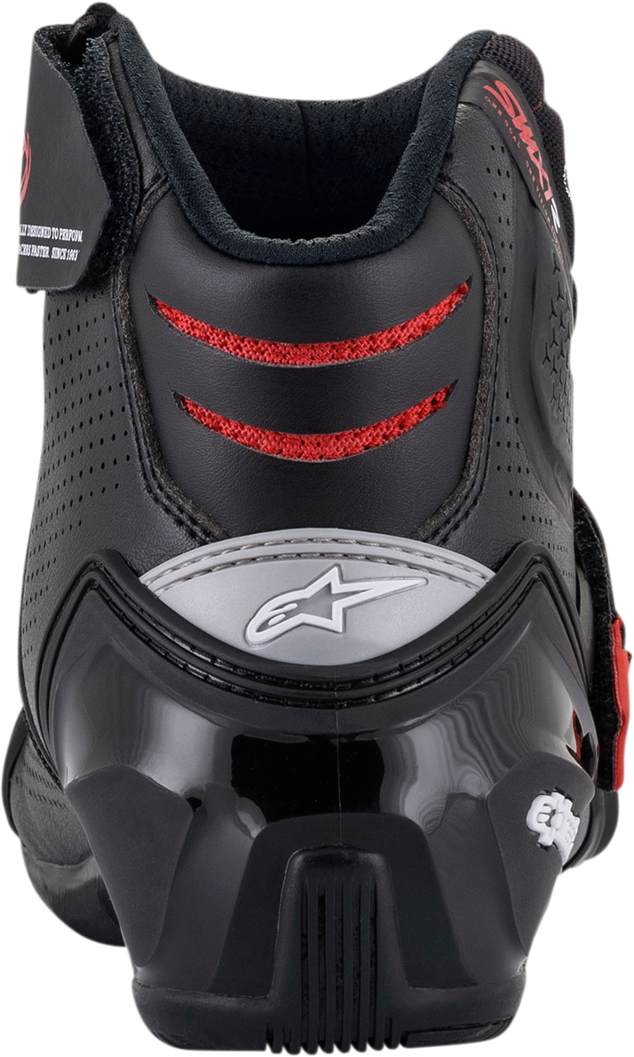 ALPINESTARS SMX1-R V2 Boots - Black/Red - US 5 / EU 38 2224021-13-38