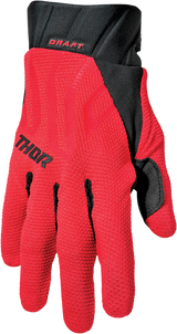 THOR Draft Gloves - Red/Black - XS 3330-6788