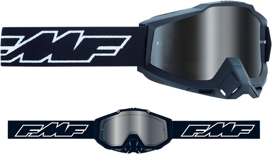 FMF PowerBomb Goggles - Rocket - Black - Silver Mirror F-50037-00001 2601-2979