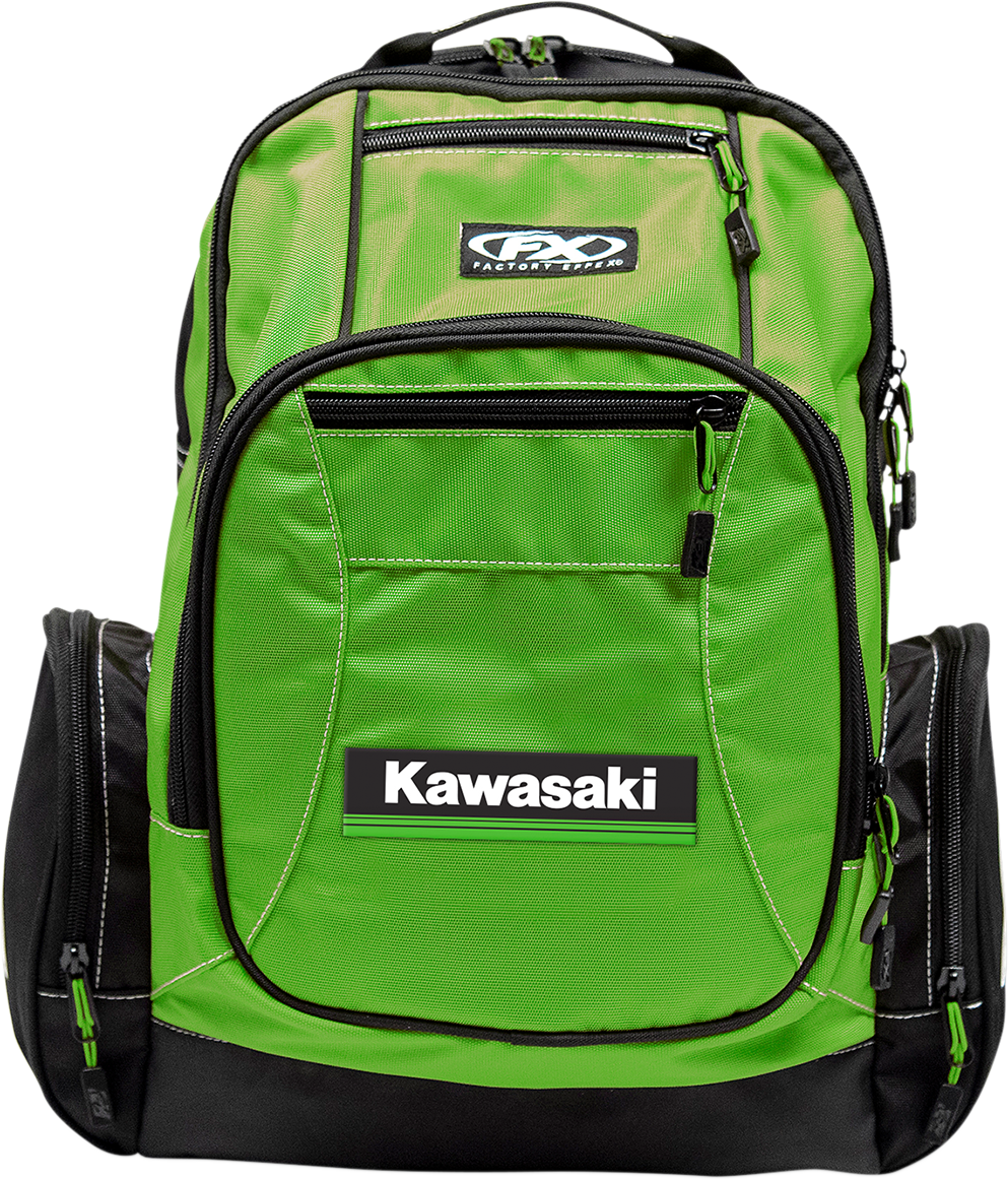 FACTORY EFFEX Kawasaki Premium Rucksack - Grün 23-89100 