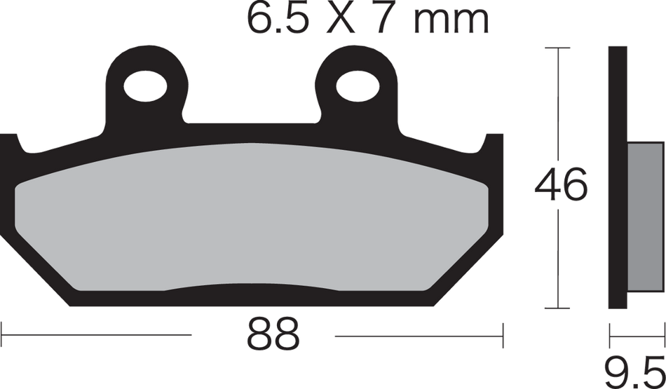 VESRAH Semi-Metallic Brake Pads - VD-143/2 VD-143/2