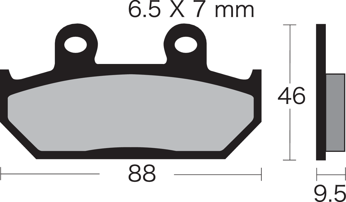 VESRAH Semi-Metallic Brake Pads - VD-143/2 VD-143/2