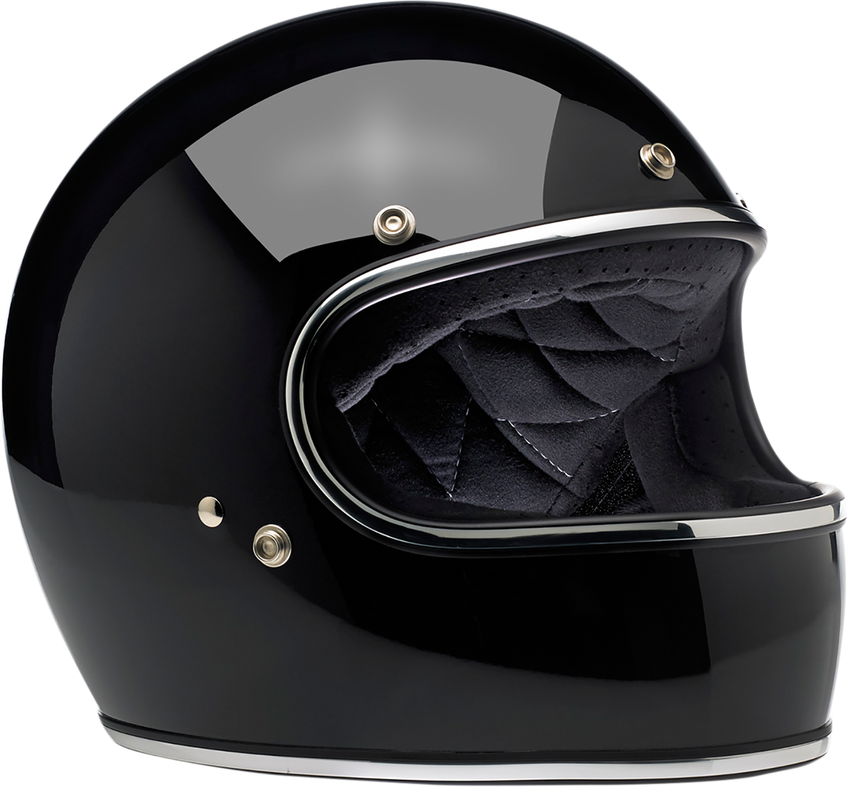 BILTWELL Gringo Helmet - Gloss Black - Small 1002-101-102