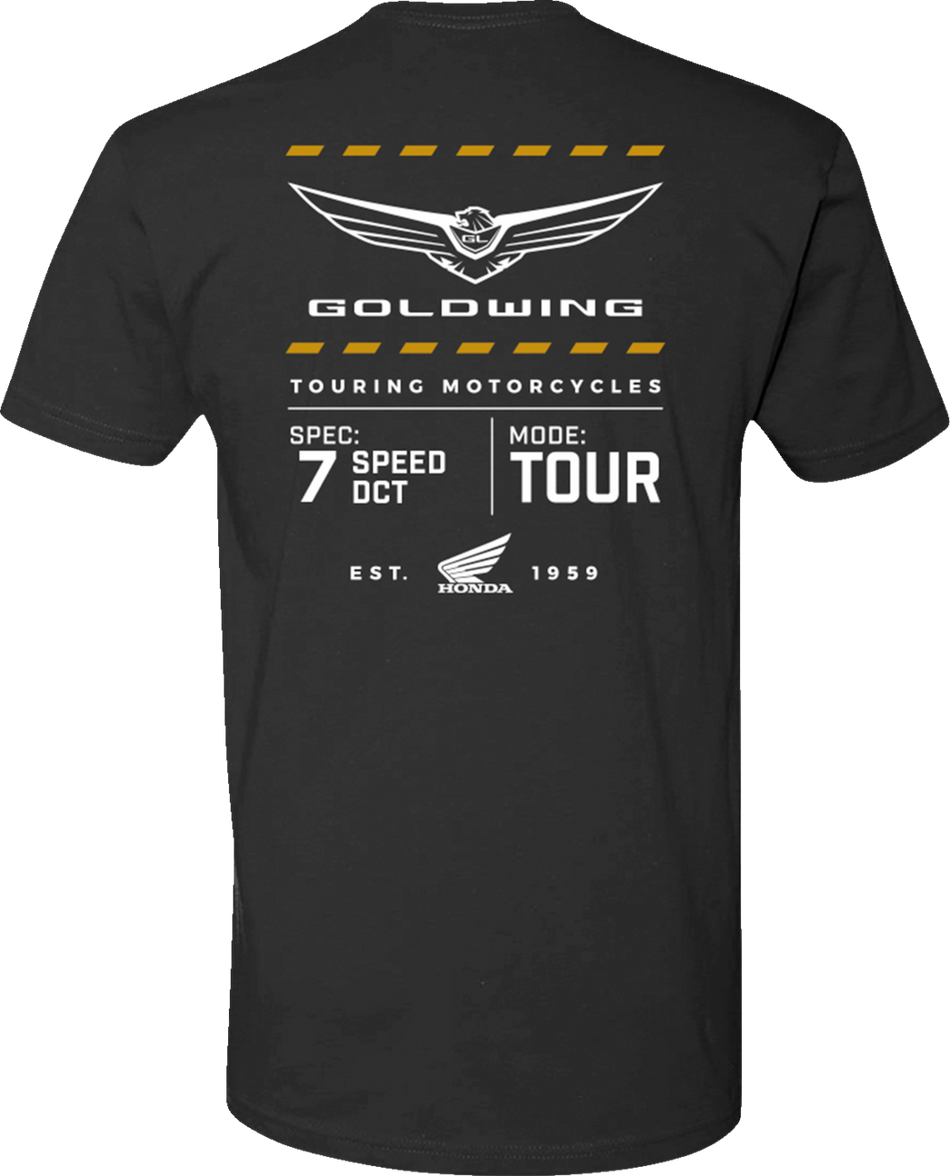 HONDA APPAREL Goldwing Tour T-Shirt - Black - Large NP21S-M2464-L