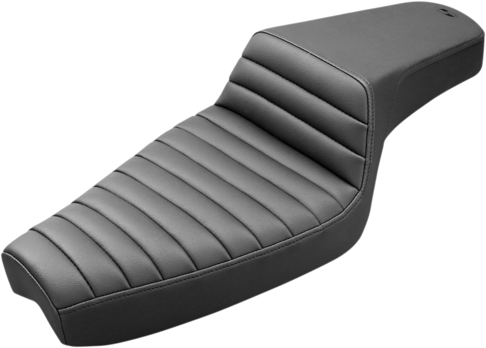 SADDLEMEN Step-Up Seat - Front Tuck-n-Roll - Black - XL 807-03-171