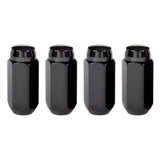 McGard Hex Lug Nut (Cone Seat) M14X1.5 / 22mm Hex / 1.945in. Length (4-Pack) - Black 64024