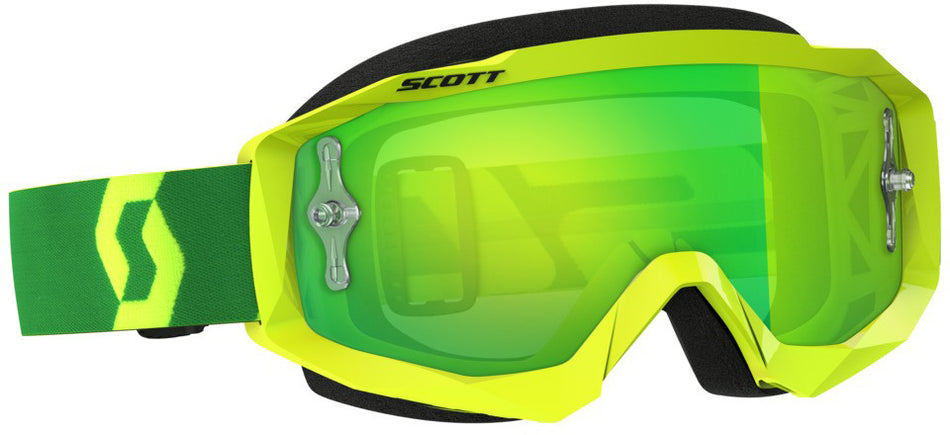 SCOTT Hustle Goggle Yellow/Green W/Green Chrome Lens 262592-2489279