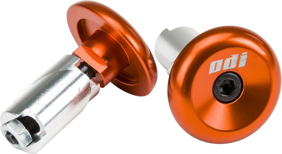 ODIAluminum Bar End Plugs OrangeF71APO