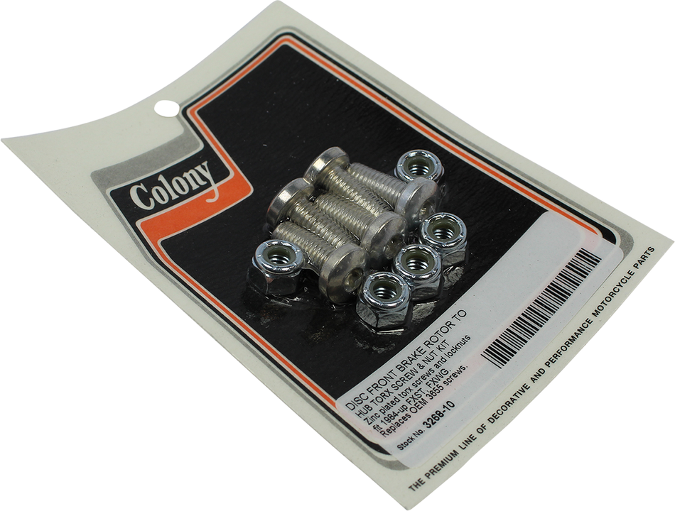 COLONY Screw Kit - Rotor/Head Bolt - Torx® 3268-10