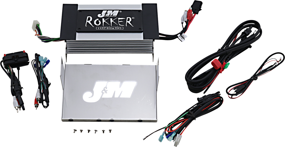J & M 800w 4-Channel Amplifier - '06-'13 FLHX JAMP-800HC06SGP