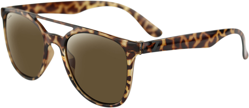 ZAN HEADGEAR Levee Sunglasses - Brown Tortoise - Brown EZLE001