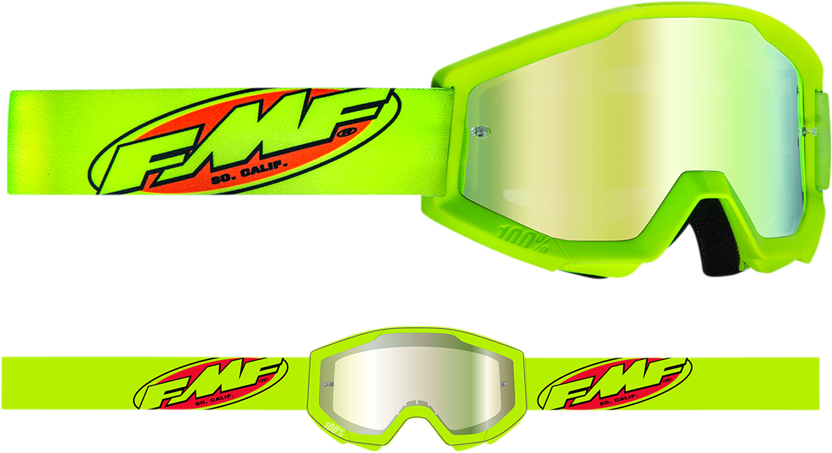 FMF Youth PowerCore Schutzbrille - Core - Gelb - Gold Mirror F-50055-00003 2601-3024 