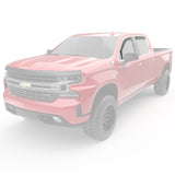 EGR 2019 Chevy 1500 Crew Cab In-Channel Window Visors - Matte 571695