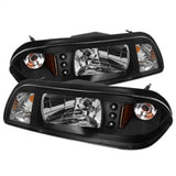 Spyder Ford Mustang 87-93 1PC LED (Replaceable LEDs)Crystal Headlights Black HD-YD-FM87-1PC-LED-BK 5012531