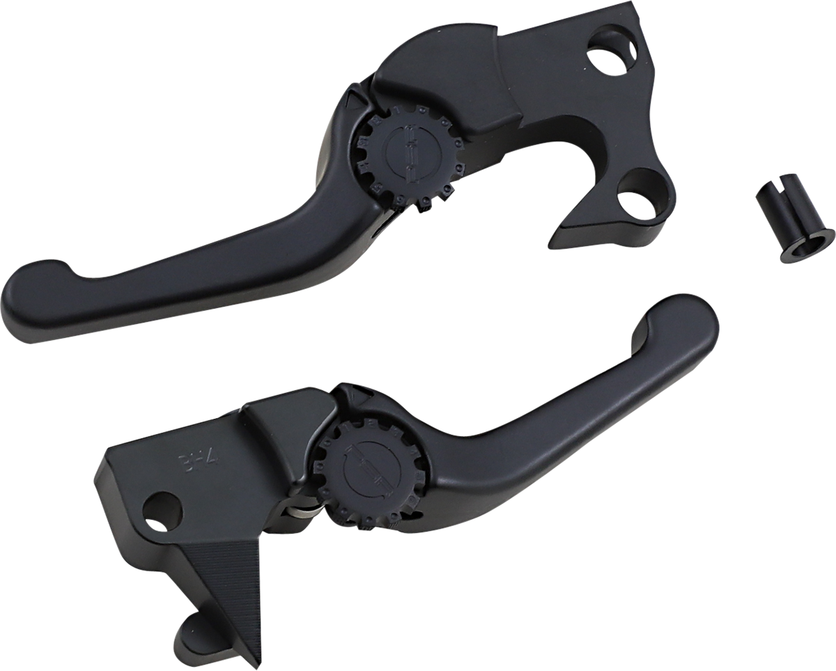 POWERSTANDS RACING Lever Set - Anthem - Shorty - Black 12-01653-22