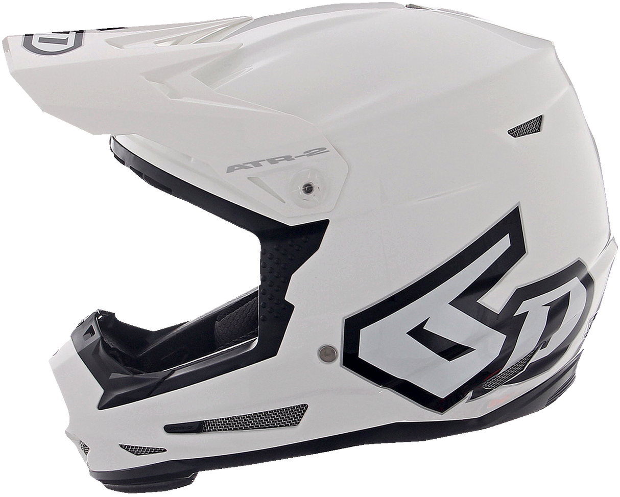 6D ATR-2 Helmet - Gloss White - Small 12-0525